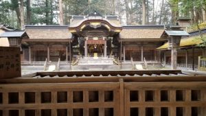 上社本宮の弊拝殿9 上社本宮の弊拝殿