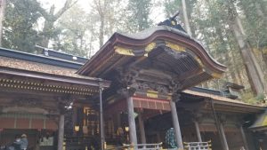 上社本宮の弊拝殿 上社本宮の弊拝殿