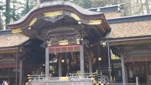 上社本宮の弊拝殿 上社本宮の弊拝殿