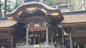 上社本宮の弊拝殿 上社本宮の弊拝殿