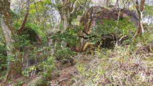 筑波山 奇岩巨石