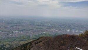 筑波山山頂 男体山の眺め
